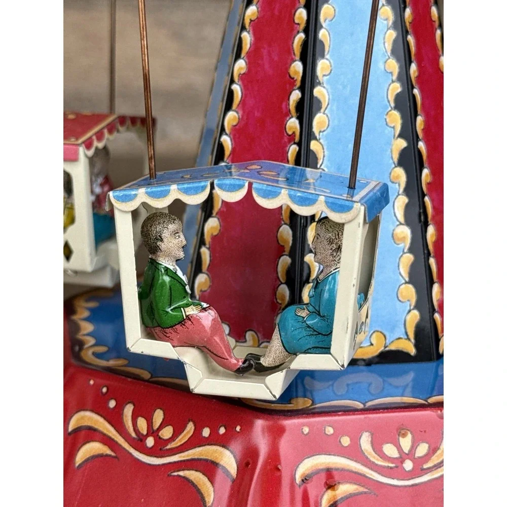 German Tin Litho Carousel / Merry Go Round (J.‎ W. Wagner / Brunn 2002)